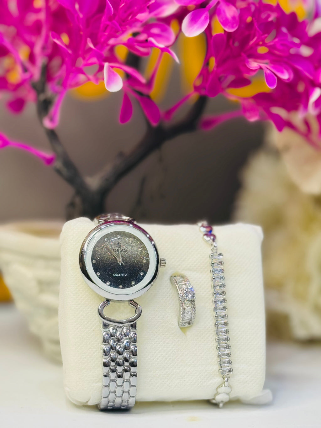 Pack Of 3 watch  Bracelet & Ring