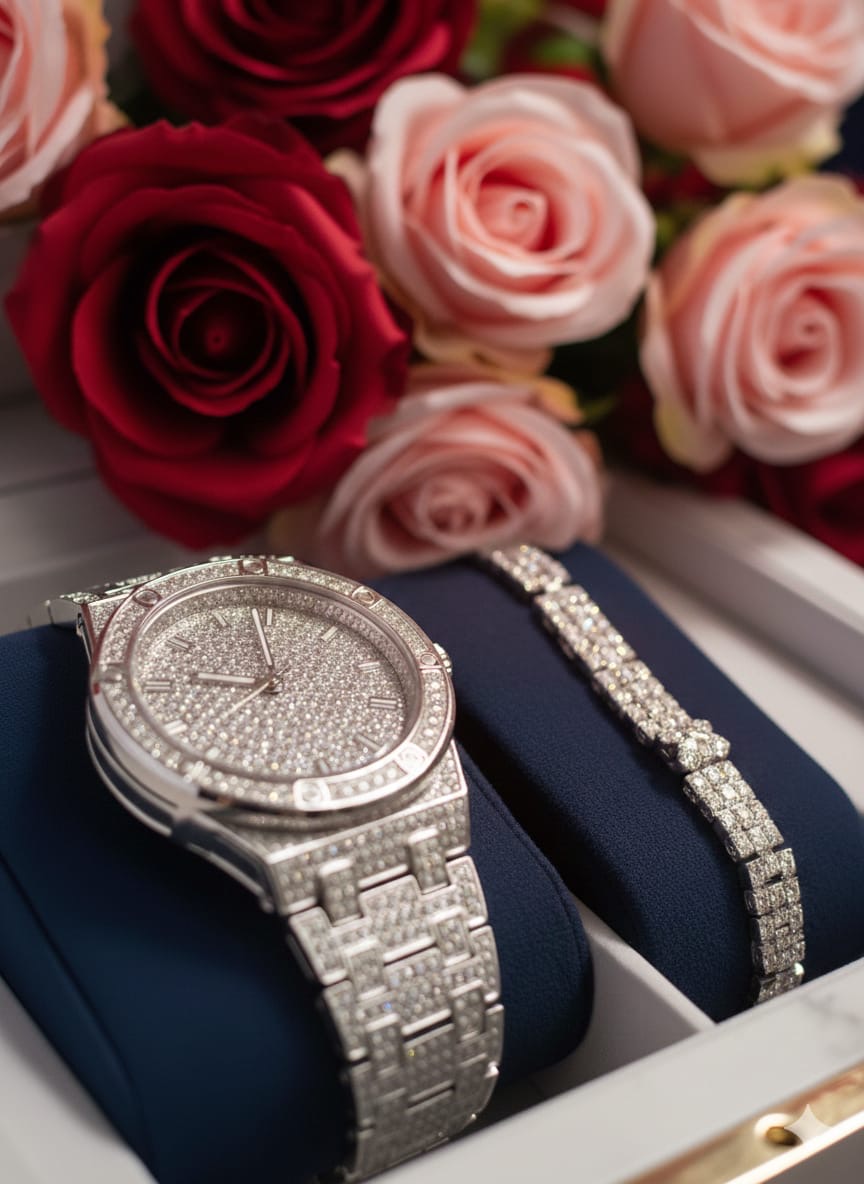 Stones Watch & bracelet