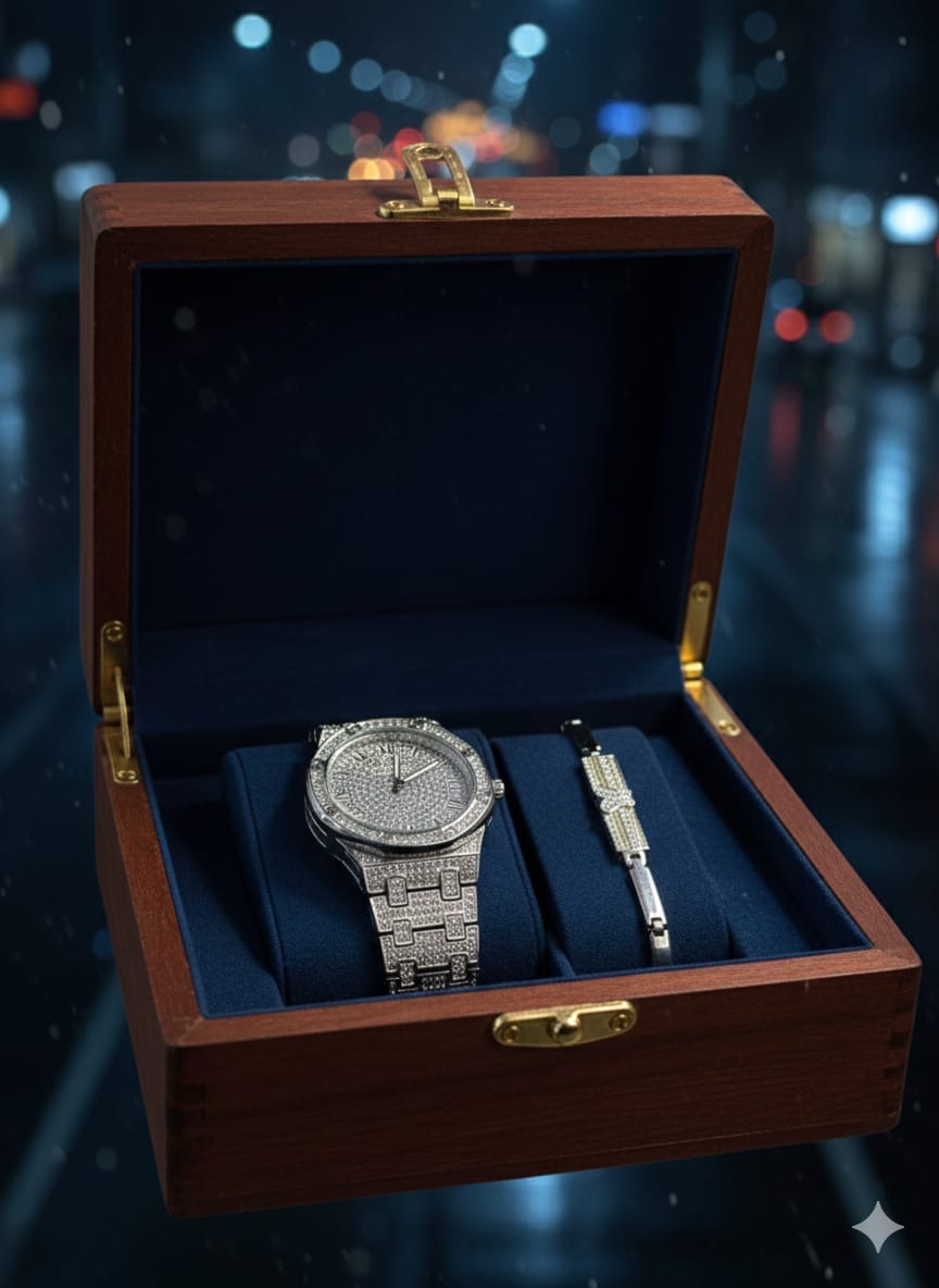 Stones Watch & bracelet