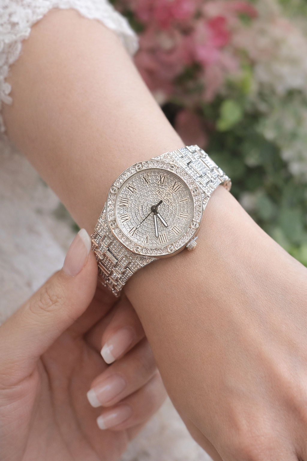 💎 Luxury Silver Jewelry & Watch Gift Set 💎