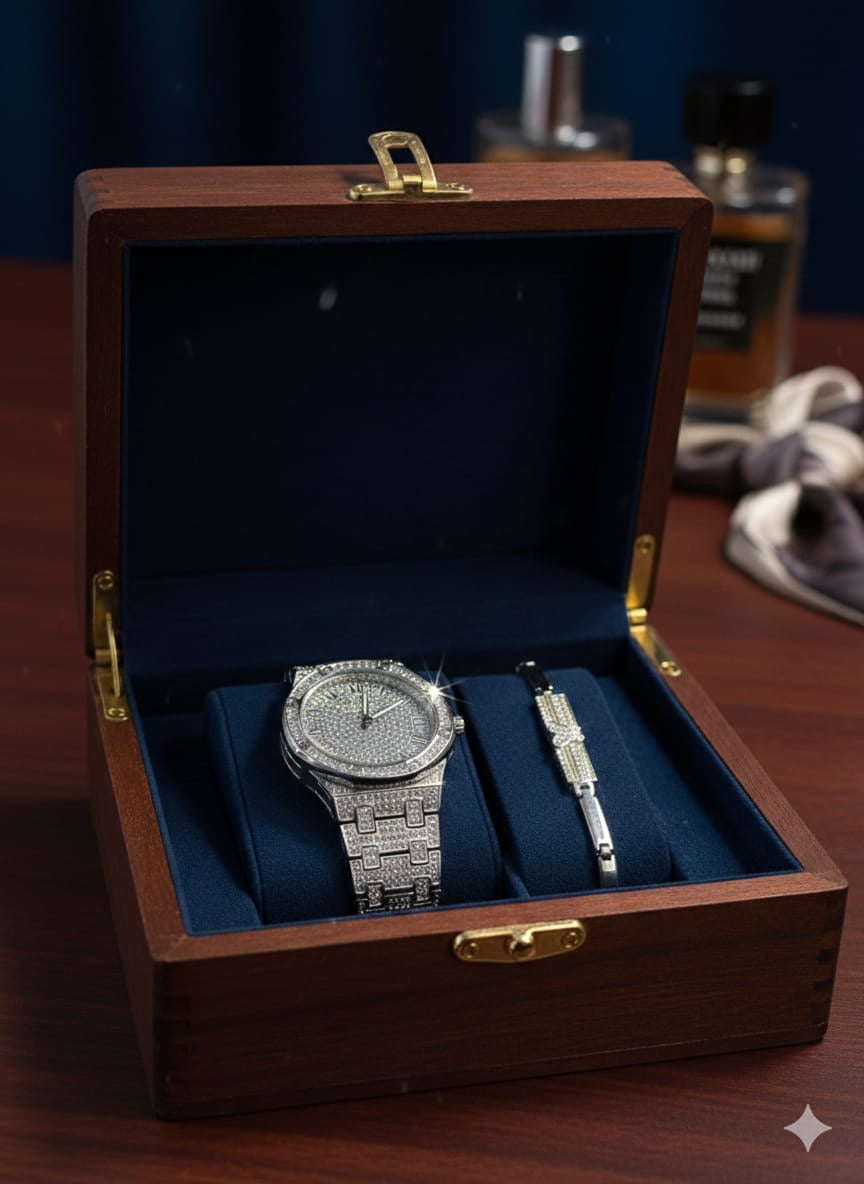 Stones Watch & bracelet