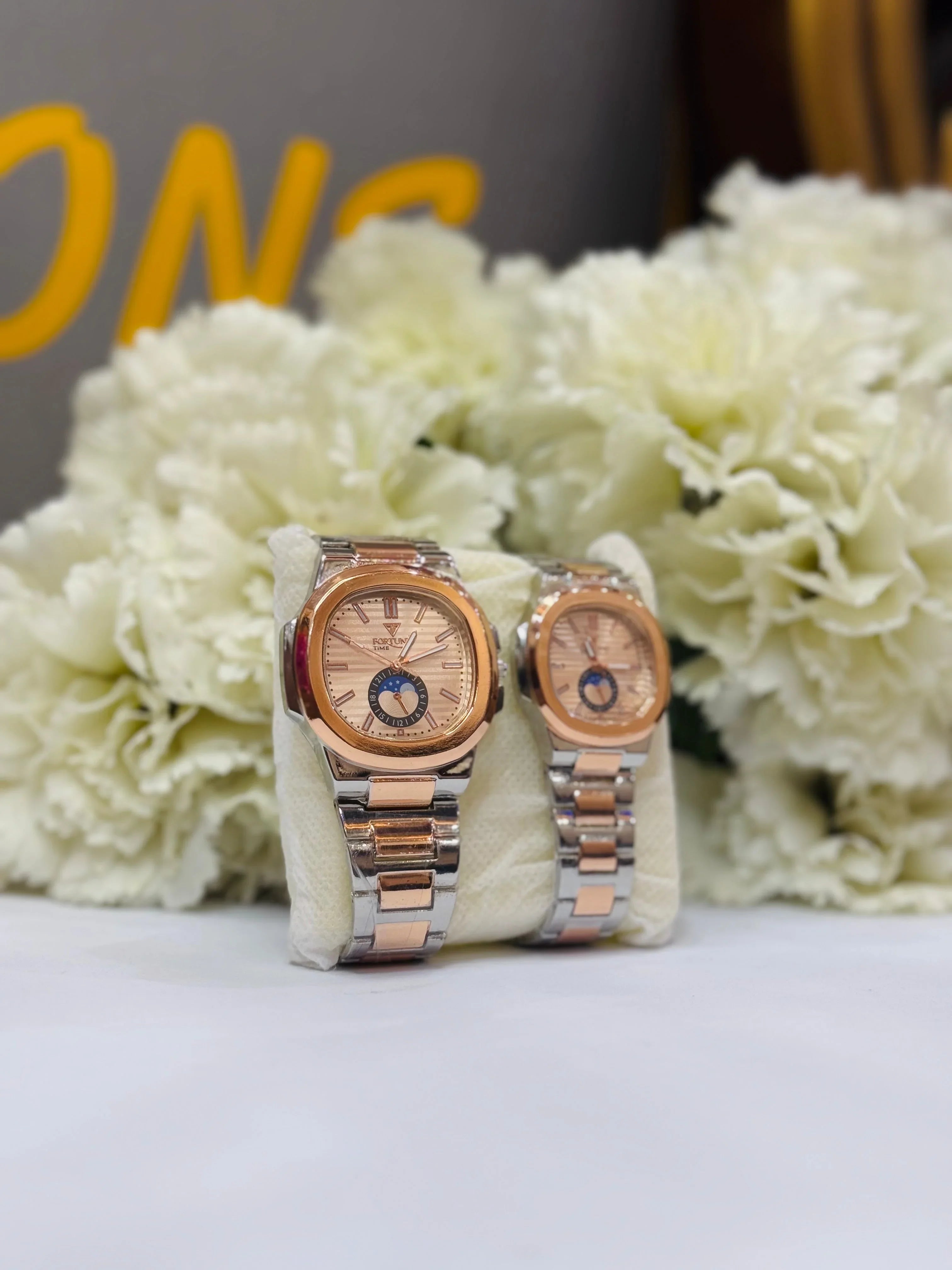 ZA COLLECTION Luxury Couple Watch Set