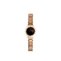 Digital Watch With Rosegold Chain